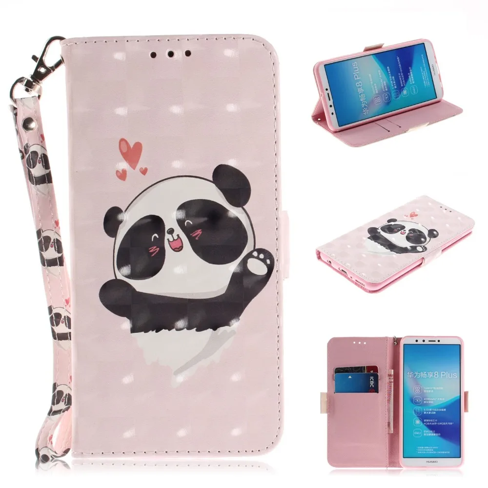 Для huawei Коврики 10 Lite Nova 2i Y9 2018 вьетнамки из искусственной кожи + Wallet Cover Case чехол