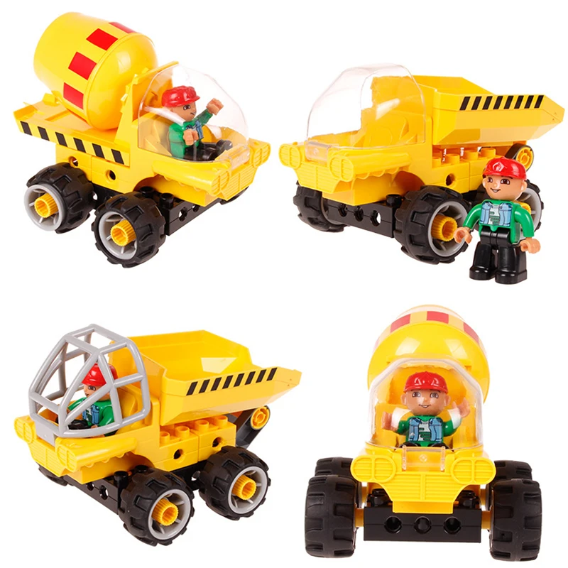 MEOA 433 City Seies 38pcs 5 In 1 Deformation Cement Mixer Truck Set Big Building Blocks MOC Bricks Educational Toys For Children
MEOA 433 City Seies 38pcs 5 In 1 Deformation Cement Mixer Truck Set Big Building Blocks MOC Bricks Educational Toys For Children