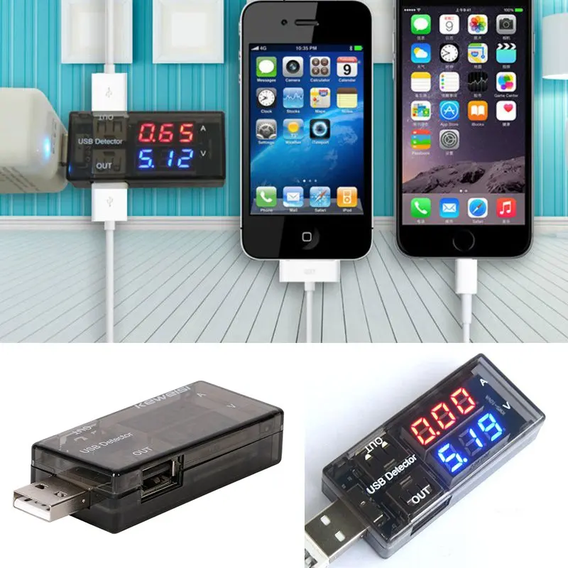 USB Voltage Current Charging Detector Mobile Power Current Voltmeter Ammeter Voltage USB Charger Tester Double Row Shows Meter 
USB Voltage Current Charging Detector Mobile Power Current Voltmeter Ammeter Voltage USB Charger Tester Double Row Shows Meter