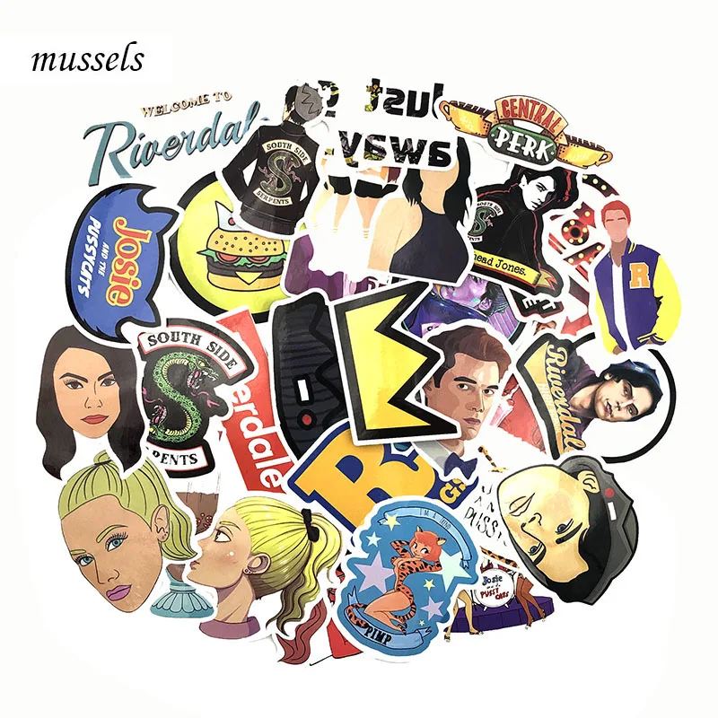 35Pcs/Set Riverdale Graffiti Sticker TV Show Fans For Luggage Laptop Notebook Car Motorcycle Toy Phone PVC Waterproof Sticker
35Pcs/Set Riverdale Graffiti Sticker TV Show Fans For Luggage Laptop Notebook Car Motorcycle Toy Phone PVC Waterproof Sticker