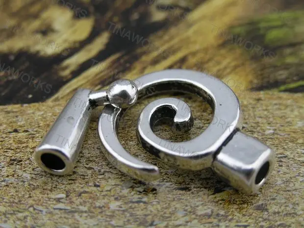 15 pcs 3.0mm Antique Silver Spiral Swirl Leather Clasp Braclet Findings--CLP1088
15 pcs 3.0mm Antique Silver Spiral Swirl Leather Clasp Braclet Findings--CLP1088