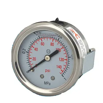 1/4 Axial Clip Type Shockproof Pressure Gauge For Mechanical Chemical Industry 1 6 16 25 Mpa
1/4 Axial Clip Type Shockproof Pressure Gauge For Mechanical Chemical Industry 1 6 16 25 Mpa
