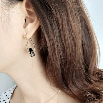 Single 925 sterling silver U vase irregular earrings gold fashion city romantic chic earris for women 2018 luxurious jewelry
Single 925 sterling silver U vase irregular earrings gold fashion city romantic chic earris for women 2018 luxurious jewelry