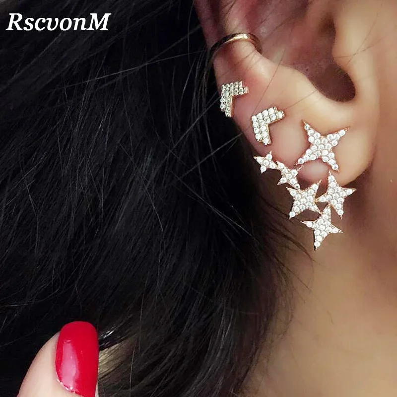2018 Hot Fashionable Trendy Style Hot Sale Full Crystal Rhinestone Lady Women 1set Gold Colour Earrings Star Ear Stud Earring
2018 Hot Fashionable Trendy Style Hot Sale Full Crystal Rhinestone Lady Women 1set Gold Colour Earrings Star Ear Stud Earring