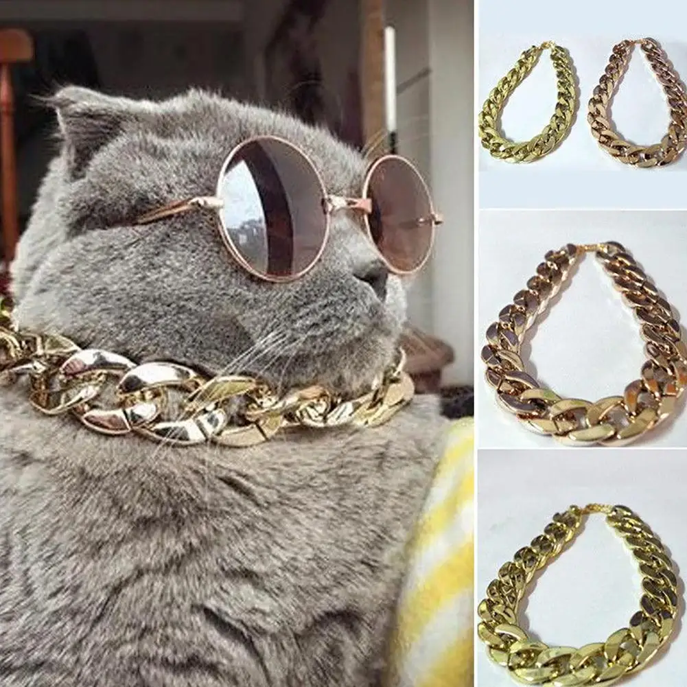 36cm/45cm Adjustable Dog Cat Punk Chain Collar Lead Wide Necklace Pet Accessory Set
36cm/45cm Adjustable Dog Cat Punk Chain Collar Lead Wide Necklace Pet Accessory Set