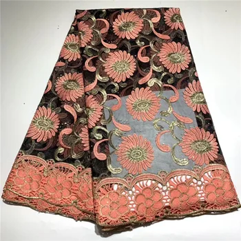 New Design Peach Color African Nigerian Tulle Lace Fabric High Quality 2019 Latest African Net Lace With Rhinestone Lace 5Yards
New Design Peach Color African Nigerian Tulle Lace Fabric High Quality 2019 Latest African Net Lace With Rhinestone Lace 5Yards