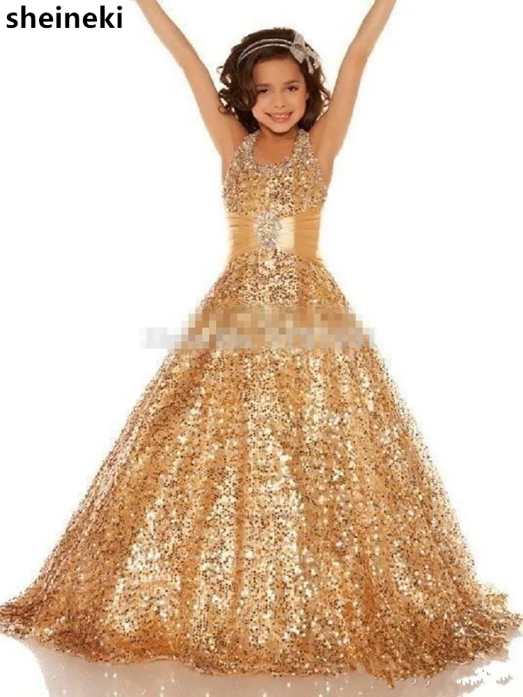 hot-sale-new-gold-sequined-flower-girl-dresses