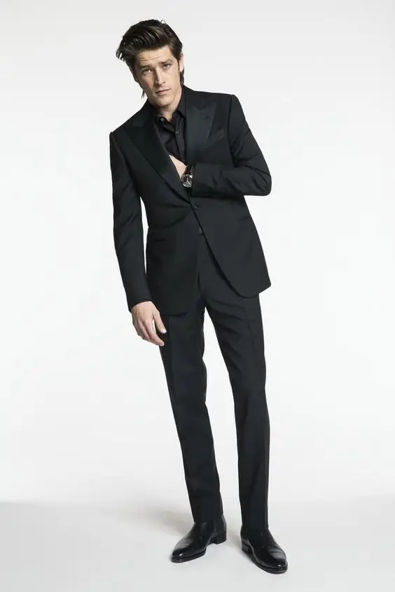 Prom Men Suits With Pants Red Wedding Suits For Men 3 Pieces Blazer Sets(Jacket+Pants+Tie) 2017 Fashion Design Black Satin Lapel
Prom Men Suits With Pants Red Wedding Suits For Men 3 Pieces Blazer Sets(Jacket+Pants+Tie) 2017 Fashion Design Black Satin Lapel