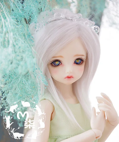 New 1/12 3-4 inch 9-10cm 1/8 4-5 inch 12cm 14cm Sweet Light Silver-Gray AE PukiFee lati BJD Wig BJD Long Doll Wig
New 1/12 3-4 inch 9-10cm 1/8 4-5 inch 12cm 14cm Sweet Light Silver-Gray AE PukiFee lati BJD Wig BJD Long Doll Wig