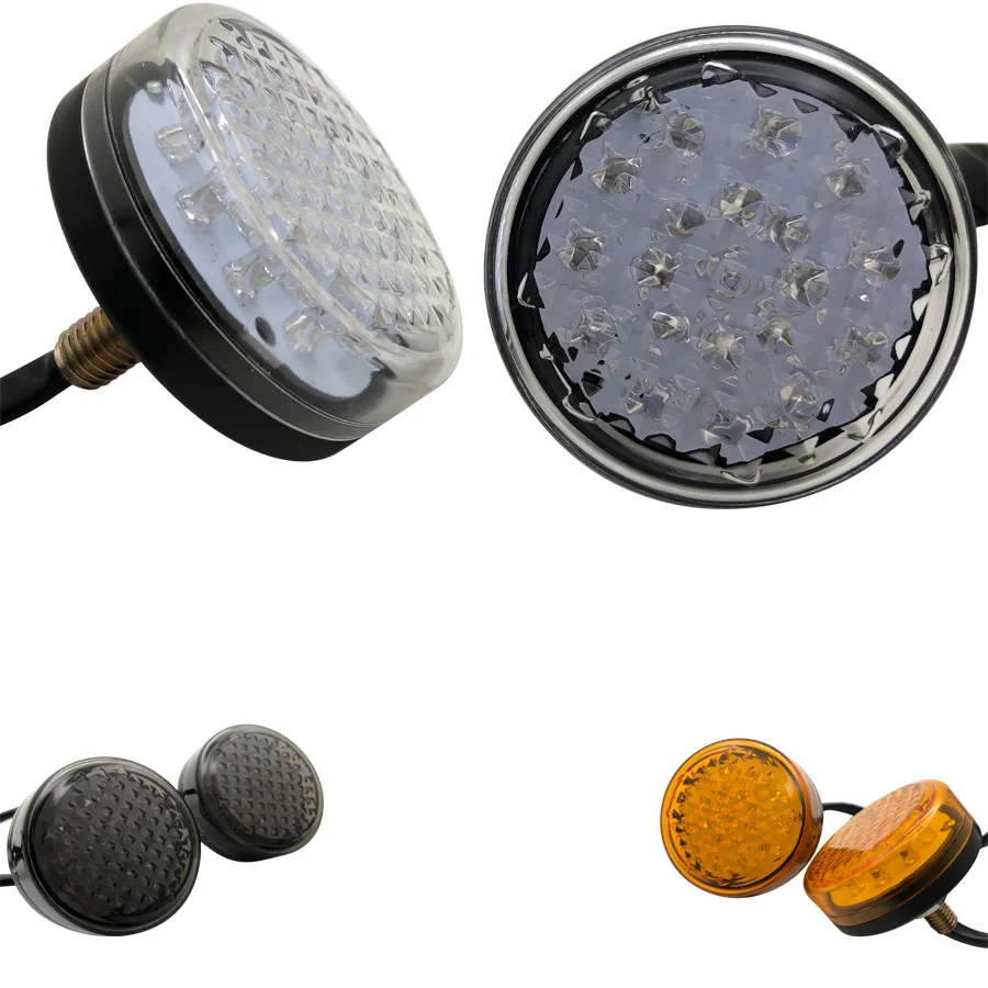 Yecnecty 2PCS Universal Motorcycle Turn Signal Light LED Indicator ATV Round Front Rear Lamp For Chopper Cafe Racer Harley
Yecnecty 2PCS Universal Motorcycle Turn Signal Light LED Indicator ATV Round Front Rear Lamp For Chopper Cafe Racer Harley