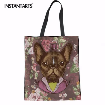 INSTANTARTS Fancy French Bulldog Printing Women Linen Handbags Brand designer Woman Large Shopping Bags Recycle Travel Tote Bags
INSTANTARTS Fancy French Bulldog Printing Women Linen Handbags Brand designer Woman Large Shopping Bags Recycle Travel Tote Bags