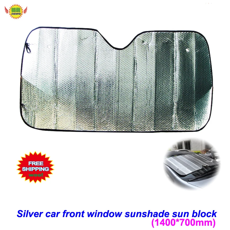 140X70cm Car Sunshade Sliver Sun Shade Windshield Visor Cover Front Rear Window UV Protection Shield Film Reflective Car Styling
140X70cm Car Sunshade Sliver Sun Shade Windshield Visor Cover Front Rear Window UV Protection Shield Film Reflective Car Styling
