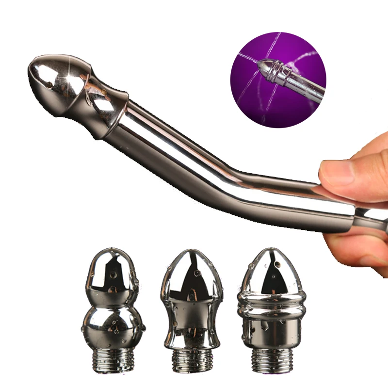 Sex Anal Shower Bathroom Faucet Douche Enema Vagina Cleaning Vaginal Rinse Adult Sex Toys for Men Women Anal Cleaner Butt Plug