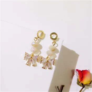 Drop Earrings For Women S925 Sterling Silver Fine Jewelry Temperament Elegant Cute Gold Color Anti Allergy Pendients Mujer 
Drop Earrings For Women S925 Sterling Silver Fine Jewelry Temperament Elegant Cute Gold Color Anti Allergy Pendients Mujer