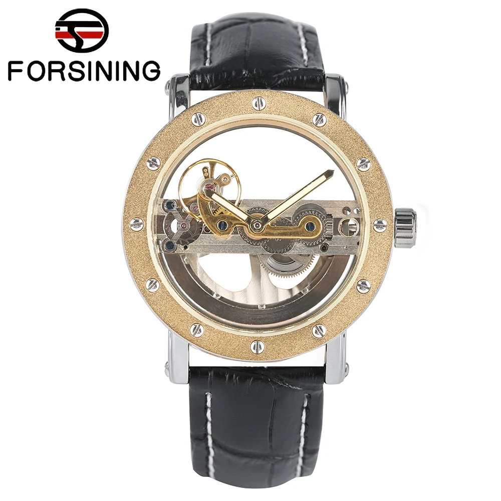 New Luxury Business Hollow Automatic Mechanical Self Wind Watch Men Black Leather Wrist Watches Transparent Skeleton for Dad
New Luxury Business Hollow Automatic Mechanical Self Wind Watch Men Black Leather Wrist Watches Transparent Skeleton for Dad