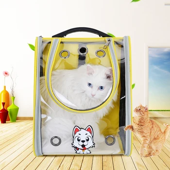 2019 New Backpack cat bag full transparent pet backpack out portable dog package cat bag breathable pet bag Unisex
2019 New Backpack cat bag full transparent pet backpack out portable dog package cat bag breathable pet bag Unisex