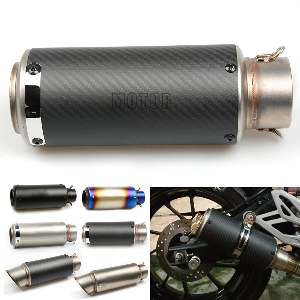 Universal Motorcycle Dirt Pit Bike Exhaust Pipe Muffler DB Killer For Suzuki GSR 600/700 Honda GROM MSX125 CRF230 CB650F Yamaha
Universal Motorcycle Dirt Pit Bike Exhaust Pipe Muffler DB Killer For Suzuki GSR 600/700 Honda GROM MSX125 CRF230 CB650F Yamaha
