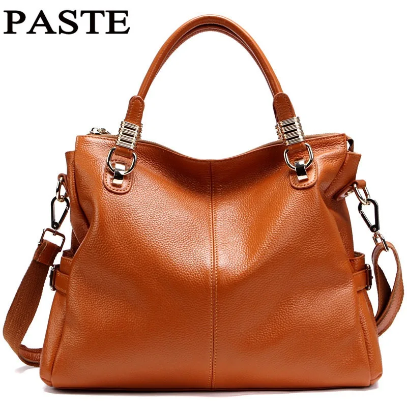 PASTE Women Genuine Leather Handbags Cowhide Women Messenger Bags Bolsa Femininas Oil Wax Leather Handbag Vintage Designer T236
PASTE Women Genuine Leather Handbags Cowhide Women Messenger Bags Bolsa Femininas Oil Wax Leather Handbag Vintage Designer T236