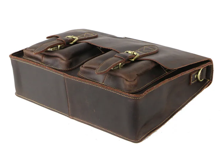 crazy horse leather briefcase (7)