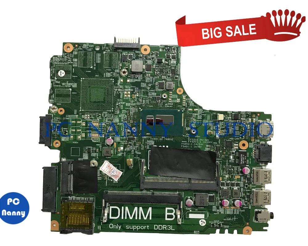 Материнская плата PCNANNY для ноутбука Dell Inspiron 14R 5437 3437 09DJXD 9DJXD 2955U DDR3 testsd
Материнская плата PCNANNY для ноутбука Dell Inspiron 14R 5437 3437 09DJXD 9DJXD 2955U DDR3 testsd