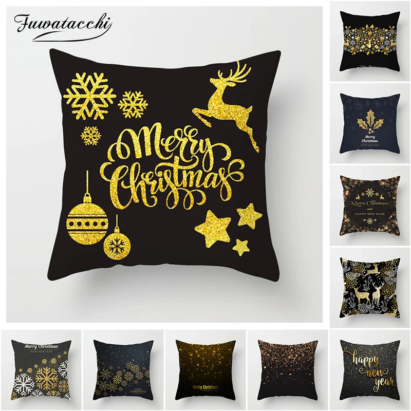Fuwatacchi Christmas Cushion Cover Happy New Year Letter Pillows Geometric Deer Pillowcase For Home Decorative Gold Pillowcases
Fuwatacchi Christmas Cushion Cover Happy New Year Letter Pillows Geometric Deer Pillowcase For Home Decorative Gold Pillowcases