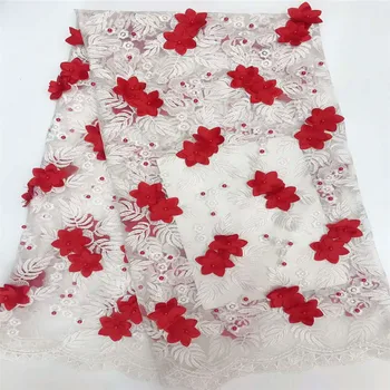 Attractive Nigerian 3D flowers lace fabric with beads in fashion French beaded lace fabric for elegant dress A651-1
Attractive Nigerian 3D flowers lace fabric with beads in fashion French beaded lace fabric for elegant dress A651-1
