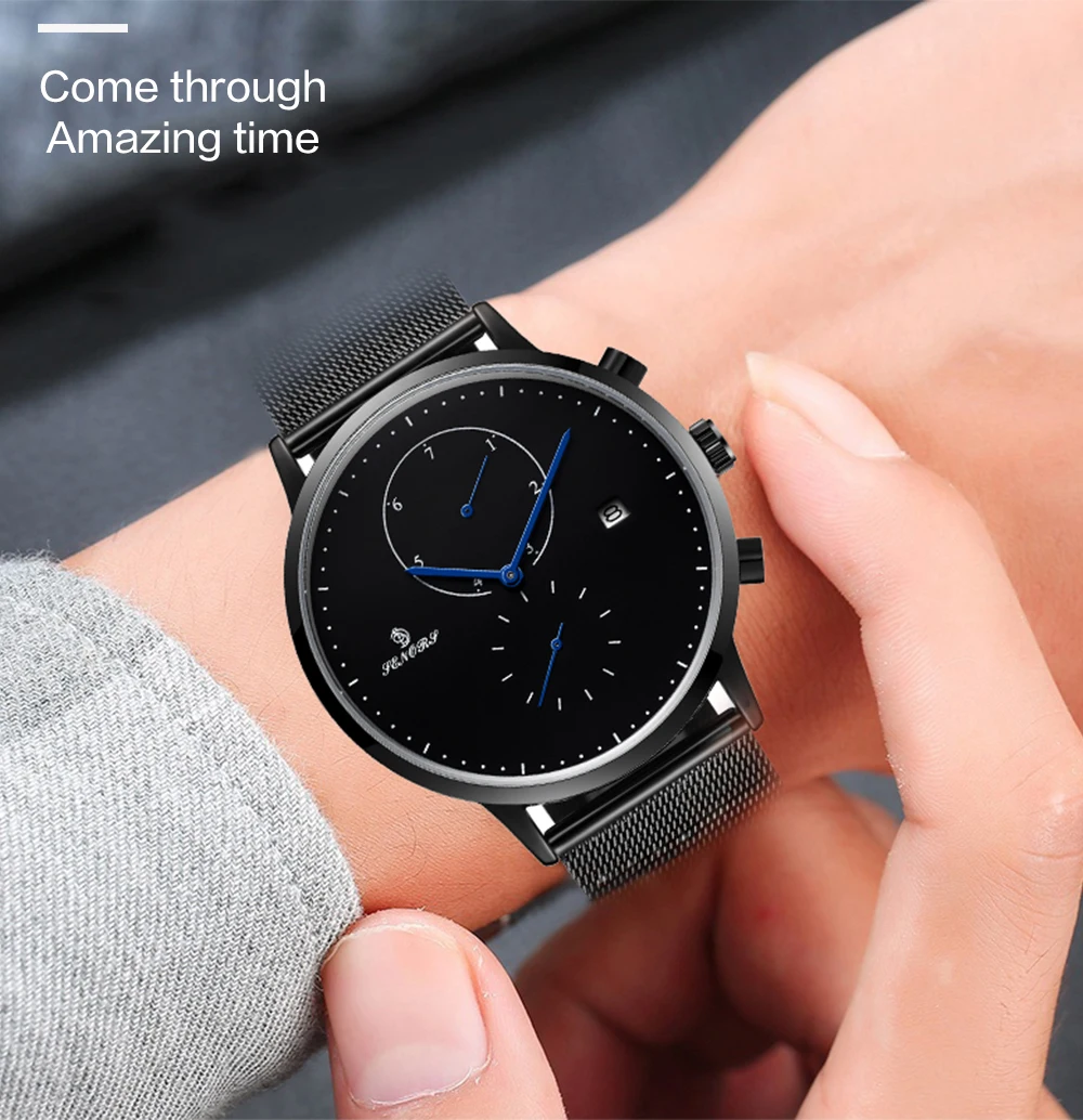 2018 watches men luxury brand stainless steel (9)