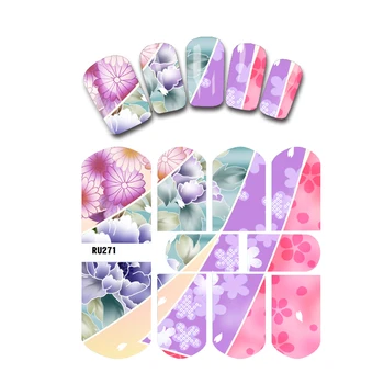 Nail Sticker WATER DECAL SLIDER FLORAL DAISY WILLOW PURPLE COCKSCOMB MORNING PATTERN RU271-276
Nail Sticker WATER DECAL SLIDER FLORAL DAISY WILLOW PURPLE COCKSCOMB MORNING PATTERN RU271-276
