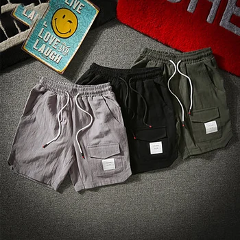 Beach Cargo Shorts Men Cotton Sport Sweatpants Short Pants Men Hip Hop Casual Shorts Fitness Clothing Vintage Solid Black 2019
Beach Cargo Shorts Men Cotton Sport Sweatpants Short Pants Men Hip Hop Casual Shorts Fitness Clothing Vintage Solid Black 2019