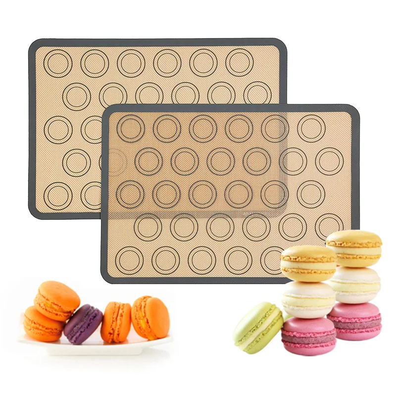 Cooking 2PCS Silicone Mat Non-Stick Silicone Baking Pad Macaron Oil Proof Baking Liner Pastry Mat Bakeware for Cake Cookie
Cooking 2PCS Silicone Mat Non-Stick Silicone Baking Pad Macaron Oil Proof Baking Liner Pastry Mat Bakeware for Cake Cookie