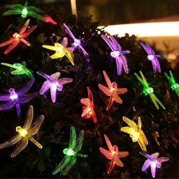 Solar Energy Lamp String 20LED Dragonfly Outdoor Waterproof Christmas LED Decorative Lantern Festival Lamp String
Solar Energy Lamp String 20LED Dragonfly Outdoor Waterproof Christmas LED Decorative Lantern Festival Lamp String