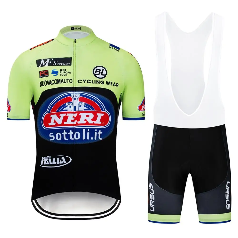 2019 Neri Sottol ITALIA Cycling Clothing Set Bike Jersey Quick Dry Bicycle Clothes Mens Team Cycling Jerseys 12D Bike Shorts Set
2019 Neri Sottol ITALIA Cycling Clothing Set Bike Jersey Quick Dry Bicycle Clothes Mens Team Cycling Jerseys 12D Bike Shorts Set