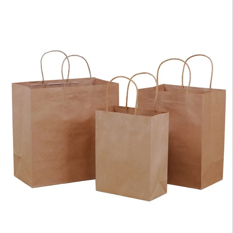 10 Pcs/lot Big Kraft Paper Bag With Handles Recyclable Bag for Fashionable Clothes Shoes Gift Shops 3 Size Cowhide Color
10 Pcs/lot Big Kraft Paper Bag With Handles Recyclable Bag for Fashionable Clothes Shoes Gift Shops 3 Size Cowhide Color