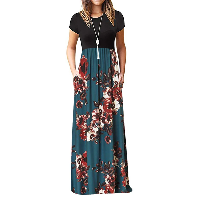 2019 Hot Bohemian Dress Women's Casual Sleeve O-neck Print Maxi Tank Long Dress Polyester Fashion Sexy Beach Dresses C30326
2019 Hot Bohemian Dress Women's Casual Sleeve O-neck Print Maxi Tank Long Dress Polyester Fashion Sexy Beach Dresses C30326