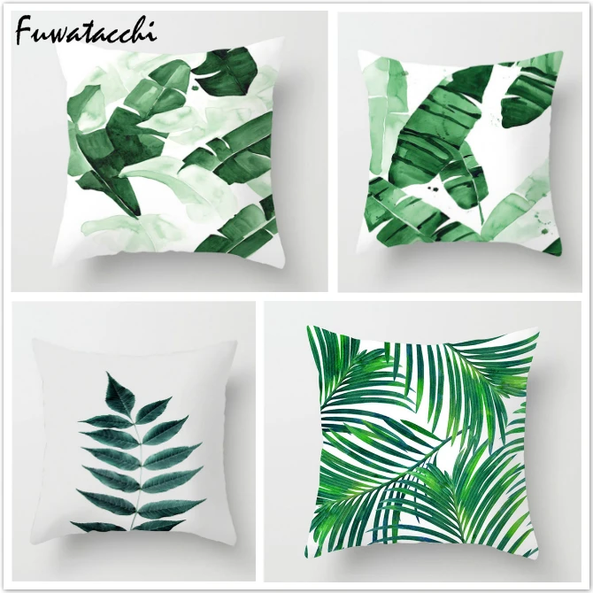 Fuwatacchi Green Leaf Throw Pillow Cover Tropical Plant Cushion Cover Palm Leaf Pillow Cover Pillowcase for Home Sofa Bedroom
Fuwatacchi Green Leaf Throw Pillow Cover Tropical Plant Cushion Cover Palm Leaf Pillow Cover Pillowcase for Home Sofa Bedroom
