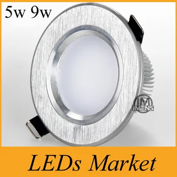 New Arrvial 5w 9W led Silver Shell dimmable Ceiling light Recessed Spot light AC 90V-260V Warm White 3000K + Drivers CE UL SAA
New Arrvial 5w 9W led Silver Shell dimmable Ceiling light Recessed Spot light AC 90V-260V Warm White 3000K + Drivers CE UL SAA