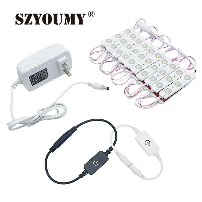 SZYOUMY DIY Style LED Mirror Light with Switch Dimmer and Power Supply Makeup Mirror Vanity LED Light for Dressing Table
SZYOUMY DIY Style LED Mirror Light with Switch Dimmer and Power Supply Makeup Mirror Vanity LED Light for Dressing Table