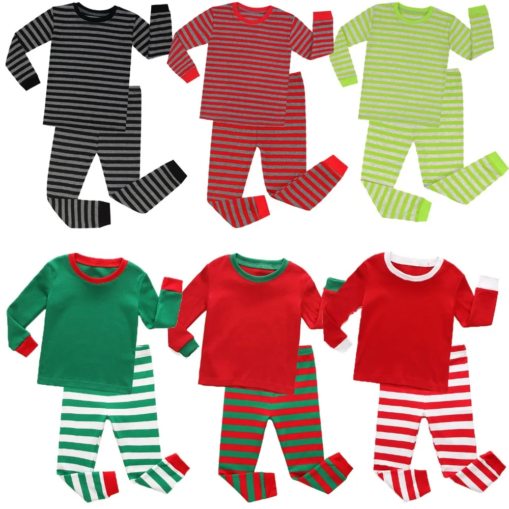 Fashion New Children Christmas Sleepwear Baby Christmas Pajama Sets Full Sleeve Striped Christmas Pajamas for 2-8Years Pijamas
Fashion New Children Christmas Sleepwear Baby Christmas Pajama Sets Full Sleeve Striped Christmas Pajamas for 2-8Years Pijamas