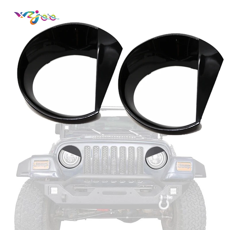 wzjoo Glossy Black Angry Bird Headlight Bezels Kit for Jeep Wrangler JK2007-2017
wzjoo Glossy Black Angry Bird Headlight Bezels Kit for Jeep Wrangler JK2007-2017