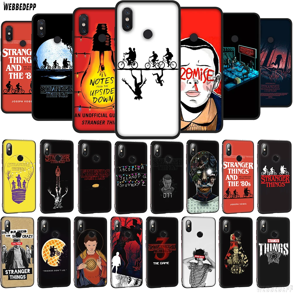 WEBBEDEPP Stranger Things TPU Cover for Xiaomi Mi 6 8 9 SE A1 A2 Lite Mix 2s Max 3 for POCOPHONE F1 Soft Case
WEBBEDEPP Stranger Things TPU Cover for Xiaomi Mi 6 8 9 SE A1 A2 Lite Mix 2s Max 3 for POCOPHONE F1 Soft Case
