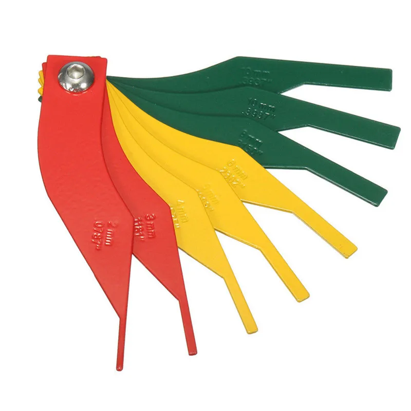 High Quality Durable 8-in-1 Automotive Measure Ruler Convenient Portable Brake Pad Tool Feeler Lining Thickness Gauge
High Quality Durable 8-in-1 Automotive Measure Ruler Convenient Portable Brake Pad Tool Feeler Lining Thickness Gauge