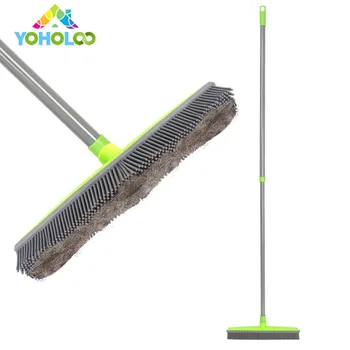 Rubber Broom Pet Hair Lint Removal Device Telescopic Bristles Magic Clean Sweeper Squeegee Scratch Bristle Long Push Broom
Rubber Broom Pet Hair Lint Removal Device Telescopic Bristles Magic Clean Sweeper Squeegee Scratch Bristle Long Push Broom