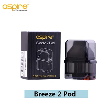 Original Aspire Breeze 2 Pod 3ML Electronic Cigarette Vape Replacement Cartridge with 0.6ohm Coil Built-in For Breeze 2 AIO
Original Aspire Breeze 2 Pod 3ML Electronic Cigarette Vape Replacement Cartridge with 0.6ohm Coil Built-in For Breeze 2 AIO