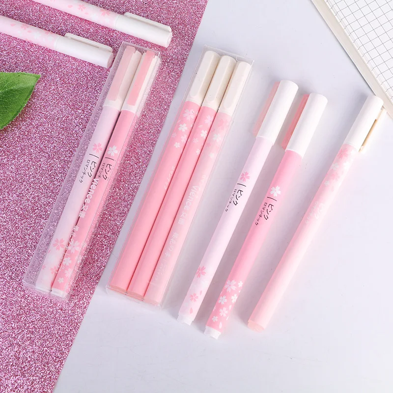 Pink Cherry Sakura Gel Pen Set Signature Pen Escolar Papelaria School Office Supply Promotional Gift
Pink Cherry Sakura Gel Pen Set Signature Pen Escolar Papelaria School Office Supply Promotional Gift