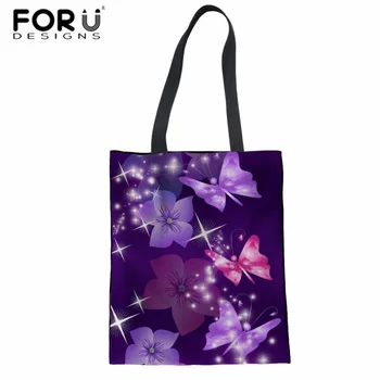 FORUDESIGNS Women Handbag Butterfly Print Canvas Shoulder Bag for Shopping Teenager Girls Travel Organizer Tote Bag Ladies Bolsa
FORUDESIGNS Women Handbag Butterfly Print Canvas Shoulder Bag for Shopping Teenager Girls Travel Organizer Tote Bag Ladies Bolsa