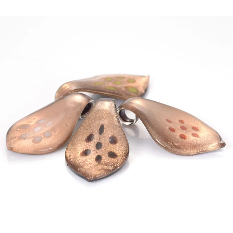 Handmade Murano Gold Sand Lampwork Glass 4 Color Plum blossom Flower Leaf Pendant Fit Necklace For Women Party Gift Free cord
Handmade Murano Gold Sand Lampwork Glass 4 Color Plum blossom Flower Leaf Pendant Fit Necklace For Women Party Gift Free cord