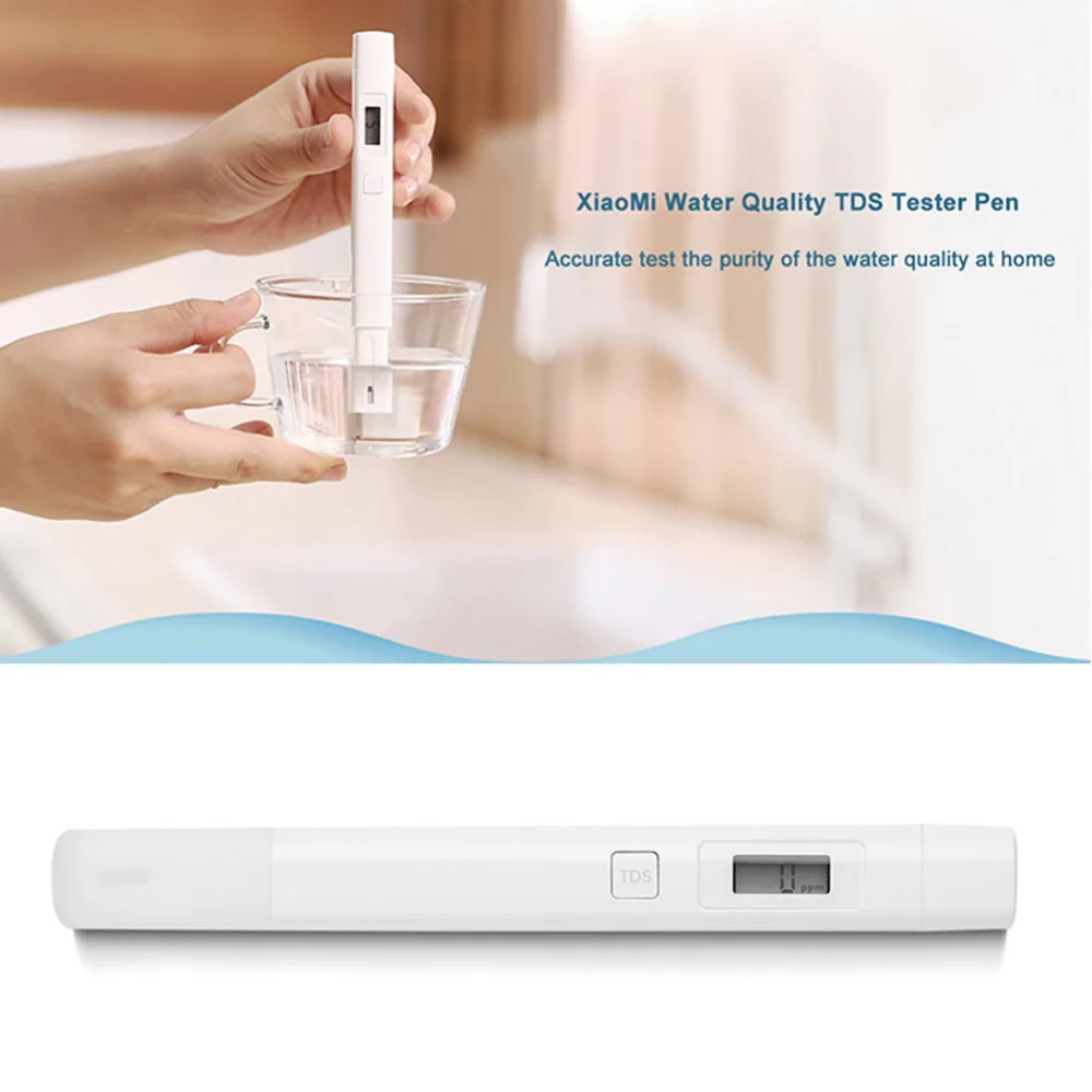 Image Large and easy to read LCD screen TDS Tester Water Quality Meter Tester Pen Water Measurement Tool Saves measurements