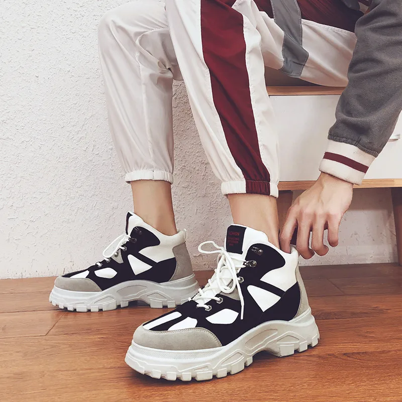 Men's Boot Casual Chunky Sneakers Dad Shoes Winter Motorcycle Ankle Boots Men's Trainers Sneakers Warm Men Winter Boots Mens New
Men's Boot Casual Chunky Sneakers Dad Shoes Winter Motorcycle Ankle Boots Men's Trainers Sneakers Warm Men Winter Boots Mens New