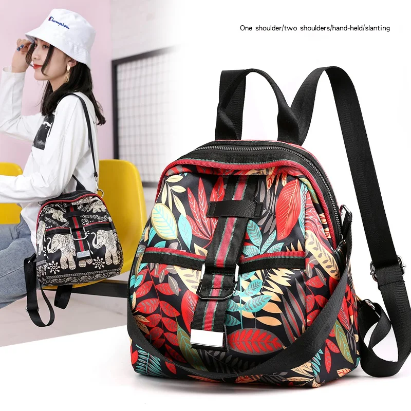 

Printing Backpack Small Mochila Feminina Shoulder Bagpack Leisure School Bags for Teenage Girls Plecak Mini Rugzak College