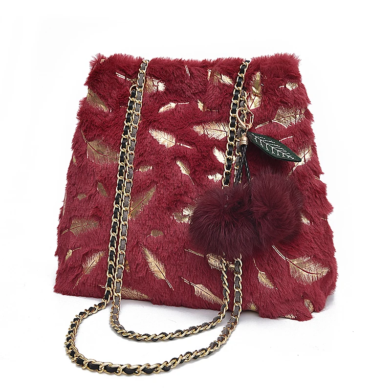 Crossbody Bags For Women 2018 Winter Chain Hairball Pendant Female Plush Fur Shoulder Bag Laser Leaf Pattern Warm Messenger Bags
Crossbody Bags For Women 2018 Winter Chain Hairball Pendant Female Plush Fur Shoulder Bag Laser Leaf Pattern Warm Messenger Bags